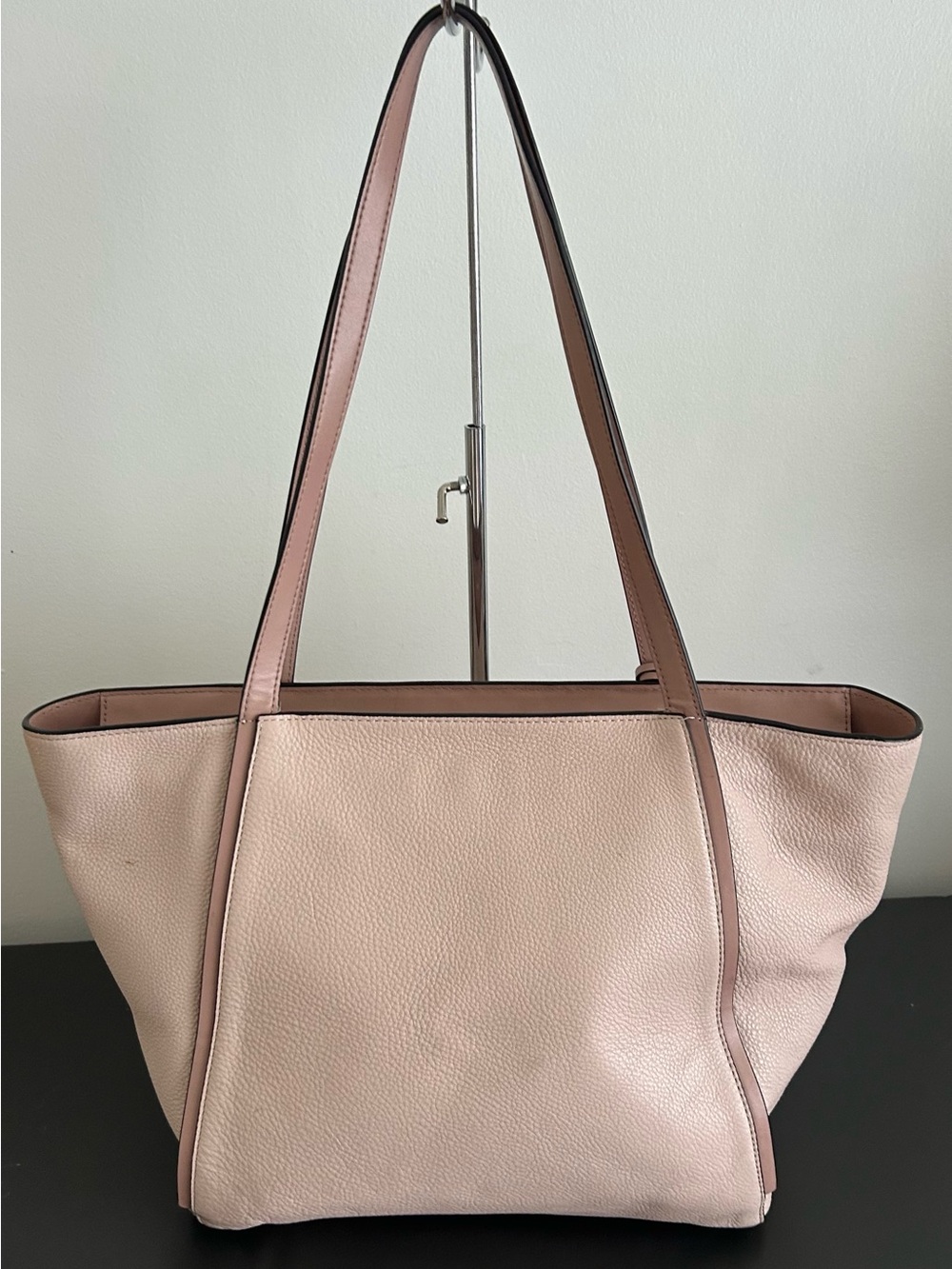 Michael Kors Pink Leather Tote Shoulder bag structured everyday bag - Picture 6 of 13